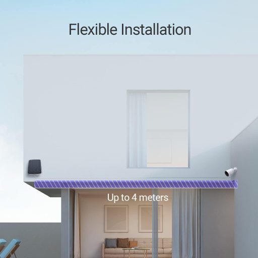 EZVIZ napelemes töltőpanel IP65 vízálló kamerához BC1C CB8 HB8 4m kábellel