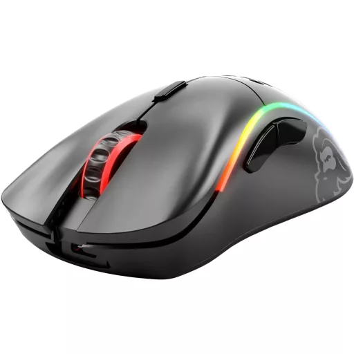 GLORIOUS Model D Wireless Gaming Egér - 69g Ultrakönnyű, 2.4GHz, 71h Akkumulátor, RGB, Ergonomikus - black (matt), Model D