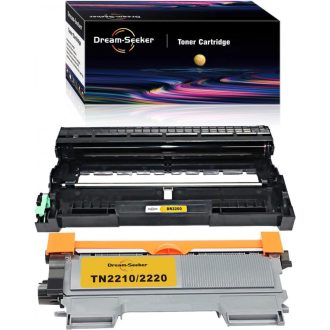   TN2220 (Fekete) & DR2200 Kompatibilis nyomtató dob és toner patronok Brother