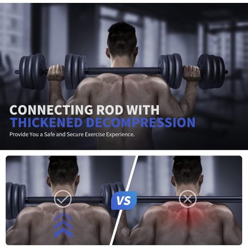 Wemk nastaviteľná sada činiek 2 v 1 s protišmykovou rukoväťou a závitovými uzávermi