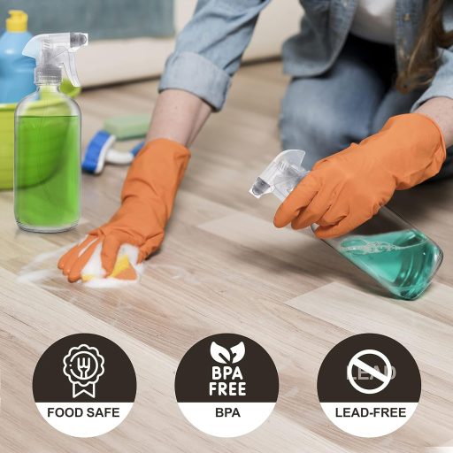 BELLE VOUS Sticle Transparente Goale cu Pulverizator, Reîncărcabile, 3 buc, 250 ml, Aromaterapie