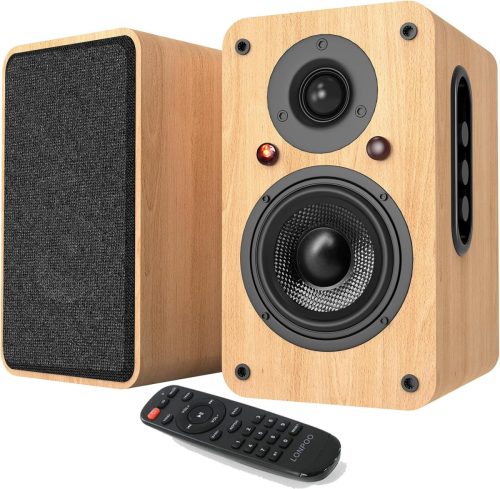 Soundbar Bluetooth LONPOO LP-42X cu HDMI ARC, 100W RMS, Subwoofer de 4" cu fibră de carbon, Intrări Optică/Coaxială/USB/AUX, Ieșire căști