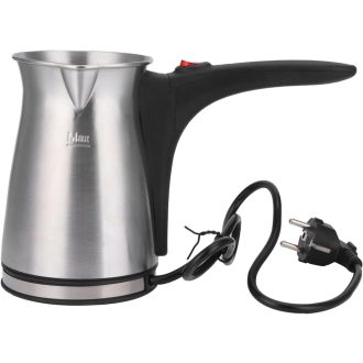   Gaeirt Elektromos Kávéfőző Török Kávé Készítéshez, Rozsdamentes Acél, Egyenletes Hőeloszlás, 500ml, 800W, Otthonra Irodába