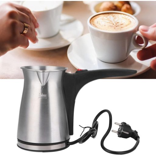 Gaeirt Elektromos Kávéfőző Török Kávé Készítéshez, Rozsdamentes Acél, Egyenletes Hőeloszlás, 500ml, 800W, Otthonra Irodába