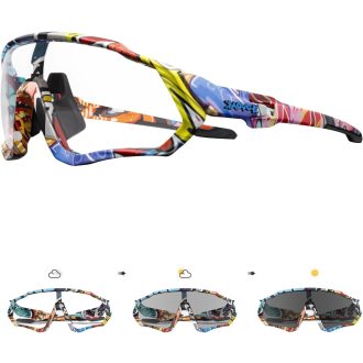   KAPVOE Fotokróm Kerékpáros Napszemüveg TR90 Kerettel Férfiaknak és Nőknek