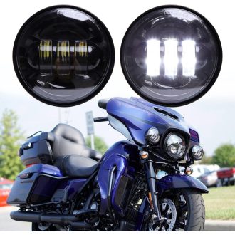   JMTBNO 2ks 30W LED hmlové svetlá na motocykel kompatibilné s Harley Touring
