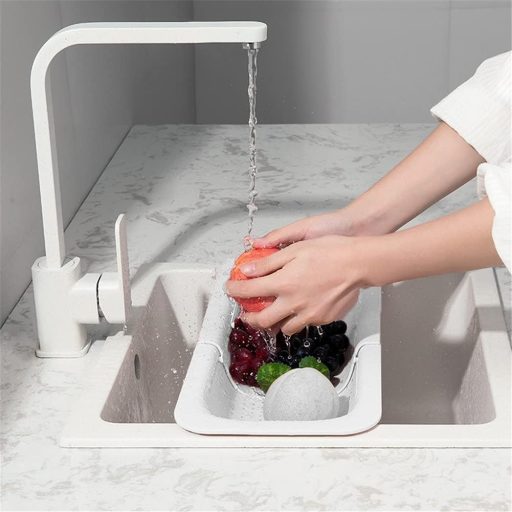 Teleszkópos mosogató szűrő - Többfunkciós zöldség, tészta, gyümölcs mosó rács