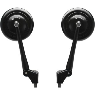   FENRIR E Jóváhagyott Motorkerékpár Visszapillantó Tükör Anti-Glare Fekete Retro CNC