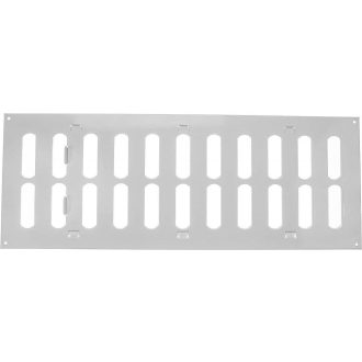   Légbeömlő Rács 400x150mm Fehér Állítható  rovarráccsal HVAC, Fűtés, Újracsomagolt termék