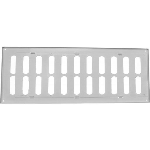 Légbeömlő Rács 400x150mm Fehér Állítható  rovarráccsal HVAC, Fűtés, Újracsomagolt termék