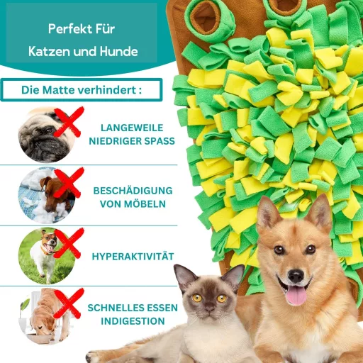 Čuchacia podložka Pawfect Family pre psov a mačky – interaktívna hračka proti nude