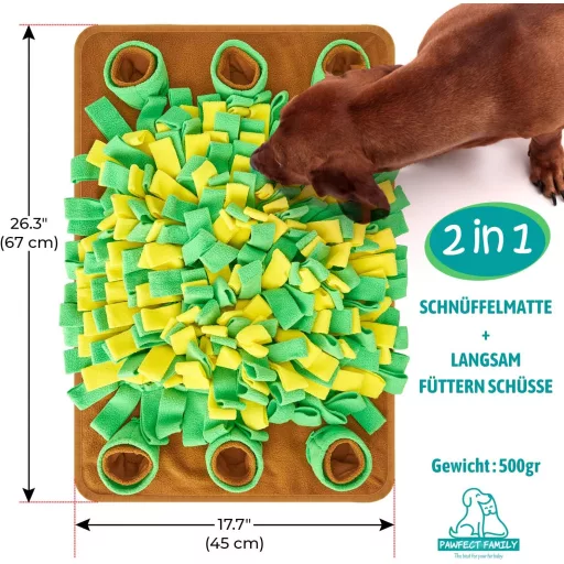 Pawfect Family Szaglászó Szőnyeg Kutyáknak és Macskáknak - Interaktív Játék Unalom Ellen