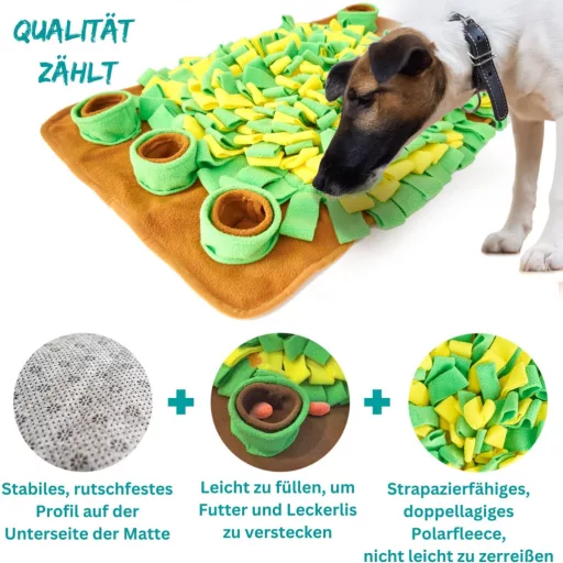 Pawfect Family Szaglászó Szőnyeg Kutyáknak és Macskáknak - Interaktív Játék Unalom Ellen