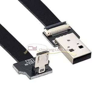   FPV i telefon FPC kabel - USB 2.0 A - Micro USB 5Pin plosnati podatkovni kabel