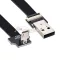 FPV i telefon FPC kabel - USB 2.0 A - Micro USB 5Pin plosnati podatkovni kabel