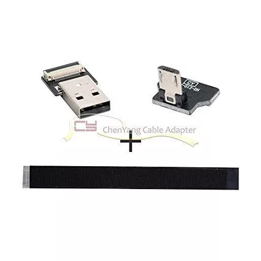 FPV i telefon FPC kabel - USB 2.0 A - Micro USB 5Pin plosnati podatkovni kabel