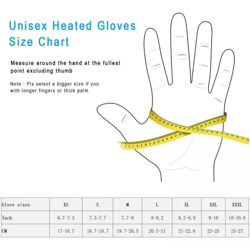SNOW DEER M méret Fűthető Motoros Kesztyű, Újratölthető Akkumulátoros, Vízálló Bőr, Unisex Téli Kesztyű Motorozáshoz, Síeléshez,