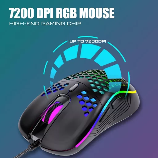 RedThunder 60% RGB Vezetékes Gamer Billentyűzet és Egér Szett, 62 Gombos, DE Kiosztás, 7200 DPI Kompakt Egér, 6 Gombos Optikai Játékos Szett