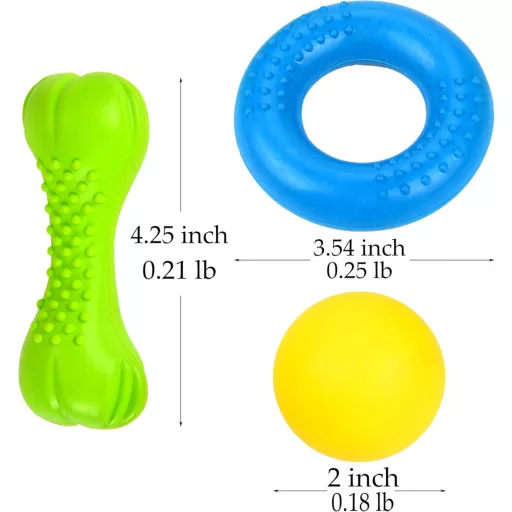 Súprava 8 hračiek pre šteniatka Youngever na prerezávanie zúbkov a hryzenie