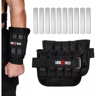   Pár nastaviteľných závaží na zápästie LEKÄRO na fitness, beh a chôdzu