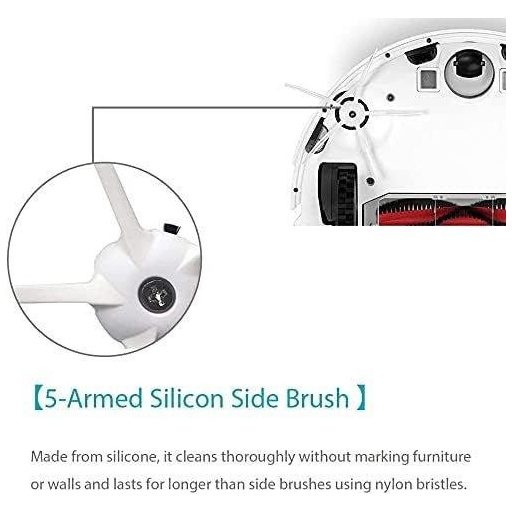 4 darab Pótalkatrész, Oldalsó Törlőkendő, Mop Roborock T7 T7S S7 T7Plus T7SPlus Robotporszívóhoz