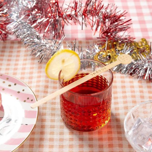 100db Fa Kávékeverő Pálca, Bioderadálható és Robusztus, Természetes Bükkfa