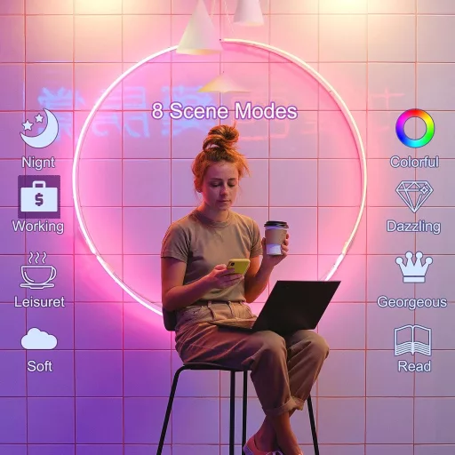 ANTELA E14 LED okos izzó WiFi RGB 16 millió szín távirányító hangvezérlés - E14-2