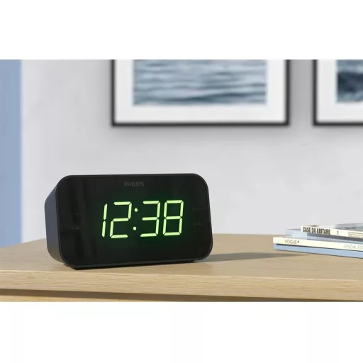 Philips TAR3306 Rádiós Ébresztőóra Nagy Kijelzővel, Dupla Riasztás és Alvásidőzítő