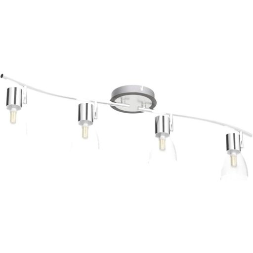 Unikcst 4 izzós LED mennyezeti spotlámpa E14 forgó modern lámpa nappalihoz 230V