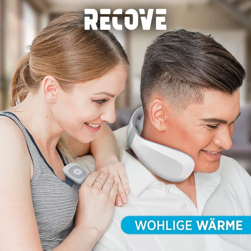Recove Elektromos Nyakmasszírozó Hőfunkcióval - Shiatsu Masszázs 6 Móddal és 15 Szinttel