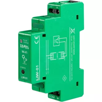   Supla Zamel WiFi Energiamérő Fogyasztásmérő Feszültségmérő LIW-01