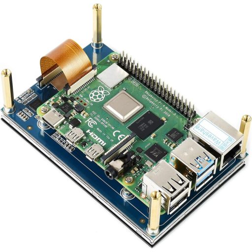 Waveshare 4.3" DSI LCD kijelző Raspberry Pi-hez 800×480 IPS érintőképernyő