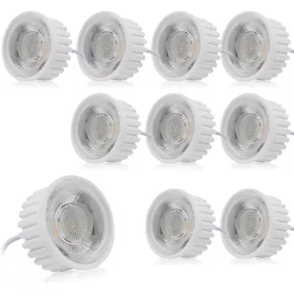   Lex Collective LED Kerámia Modul 230V 5W GU10 Meleg Fehér Dimmelhető Spot 10db