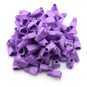   Protecție conector cablu Ethernet CAT5E CAT6 RJ45 - violet (100 buc.)