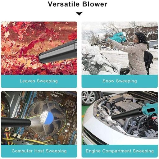 Mellif 18V LXT akkumulátoros lombfúvó gyűjtőtasakkal Makita kompatibilis