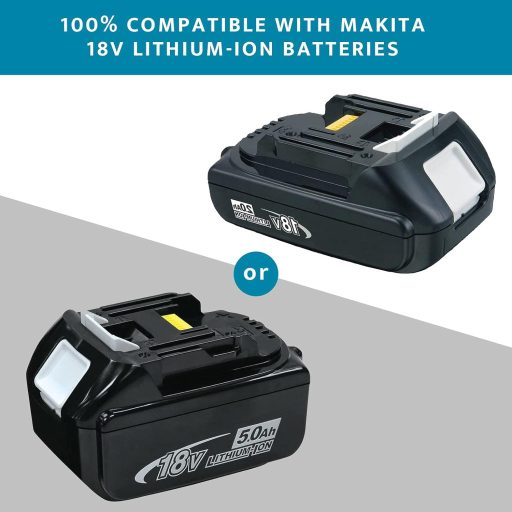 Mellif 18V LXT akkumulátoros lombfúvó gyűjtőtasakkal Makita kompatibilis