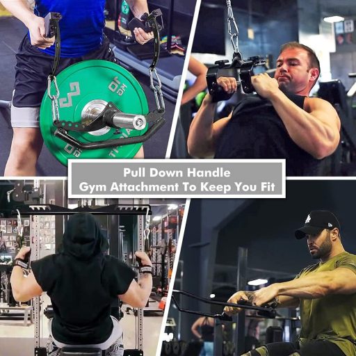 Mâner vâslă SevnElk LAT pentru tracțiuni la helcometru - Mâner rotativ cablu aparat fitness pentru antrenamentul mușchilor spatelui și al tricepsului - Echipament fitness pentru acasă 100k