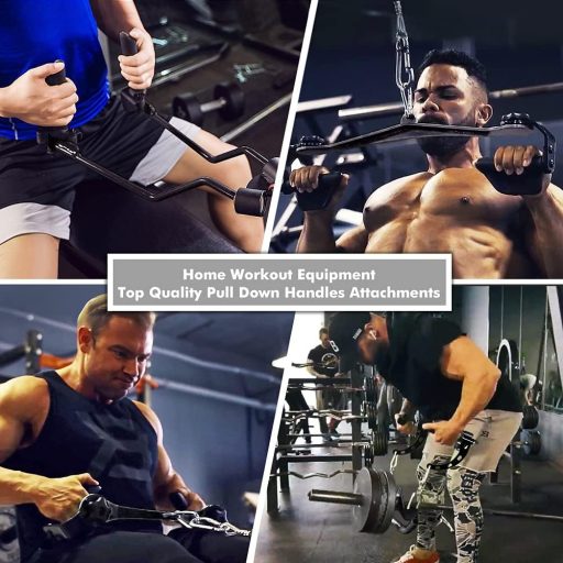 Mâner vâslă SevnElk LAT pentru tracțiuni la helcometru - Mâner rotativ cablu aparat fitness pentru antrenamentul mușchilor spatelui și al tricepsului - Echipament fitness pentru acasă 100k