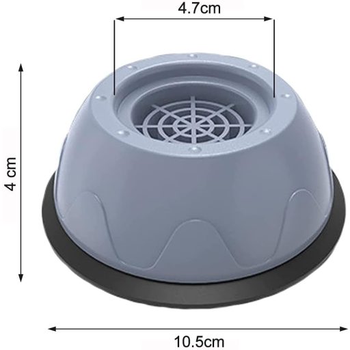 YuhooTech Mosógép Láb Gumitalpak 4 db Rezgéscsillapító Vibráció Elleni Párnák
