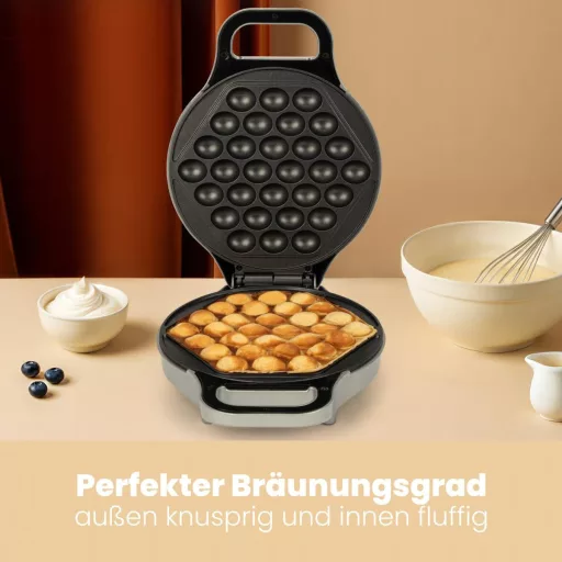 Clatronic buborékos gofri sütő 700W, 180° forgatható, tapadásmentes felület