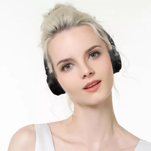 SoundMAGIC P23BT Bluetooth fejhallgató zajszűrés mikrofonnal, HiFi hang fekete
