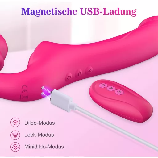 Amoochoo Páros Vibrátor - Dupla Élvezet Nőknek, 10 Módú Csiklóizgató és G-pont Stimuláló