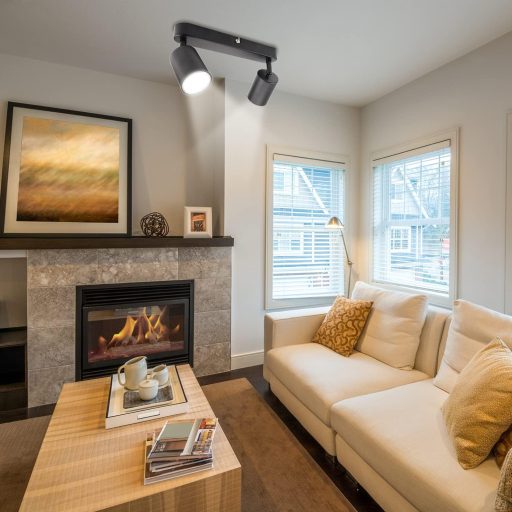 da LIGHT LED Mennyezeti Lámpa 2-Ágú Forgó Spotlámpa GU10 Retro Fekete