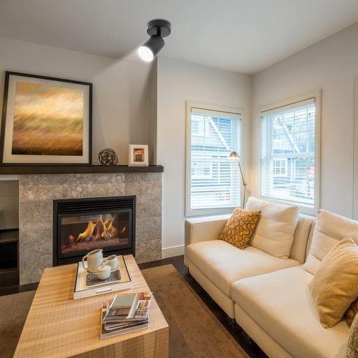 DA LIGHT LED Mennyezeti Lámpa Forgó GU10 Spotlámpa Fekete Retro Nappali Hálószoba Konyha