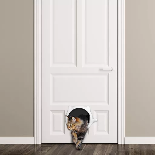 LYNX Dvierka pre mačky do interiérových dverí pre malé aj veľké mačky