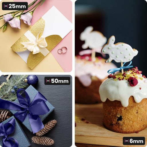 Netuno szatén szalag 12mm x 32m világos ekrü színű dekoratív tekercs kézműveskedéshez esküvőhöz ajándékcsomagoláshoz