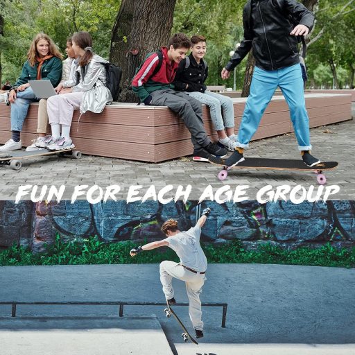 Opurtdor 118 cm Longboard Skateboard Cruiser z javorového dreva pre začiatočníkov a dospelých