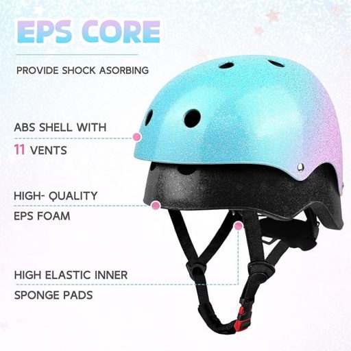 Prilba na bicykel a skateboard s odvetrávaním, detská a dospelá veľkosť S, prilba na BMX a kolobežku s bezpečnostným svetlom