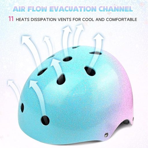 Prilba na bicykel a skateboard s odvetrávaním, detská a dospelá veľkosť S, prilba na BMX a kolobežku s bezpečnostným svetlom