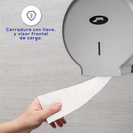 Jofel AE57300 ezüst wc papír tartó közepes méret